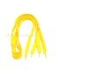 Купить Шнурки желтые широкие 90 см в магазине 2Krossovka